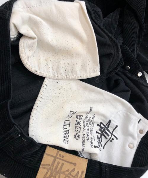 stussy（ステューシー）stussy (ステューシー) CORDUROY BIG OL' JEANS ブラック サイズ:SIZE 30の古着・服飾アイテム