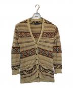 RALPH LAURENラルフローレン）の古着「hand knit cardigan」｜ブラウン