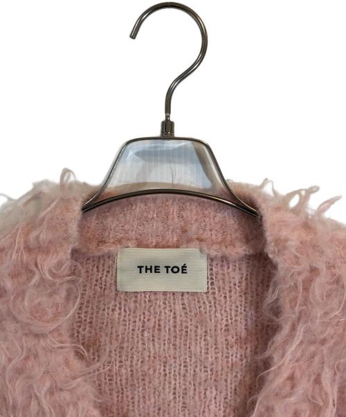 THE TOE（ザ・トゥー）THE TOE (ザ・トゥー) Westminster shaggy cardigan ピンク サイズ:SIZE Sの古着・服飾アイテム