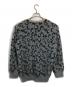 NUMBER (N)INE (ナンバーナイン) フェザーファーヤーンレオパードジャガードルーズニットカーディガン グレー サイズ:SIZE M：10000円