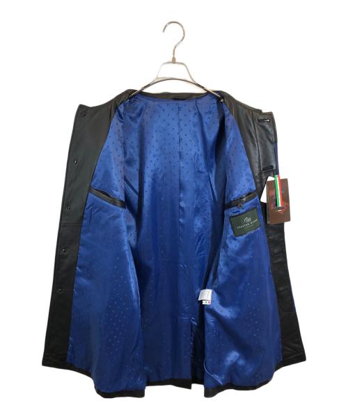 CHESTER BARRIE（チェスターバリー）Chester Barrie (チェスターバリー) ラムレザーコート ブラック サイズ:SIZE M 未使用品の古着・服飾アイテム