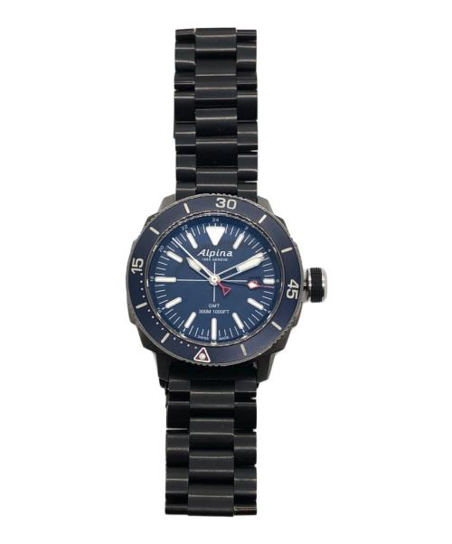 alpina（アルピナ）alpina (アルピナ) シーストロング ダイバーGMT ネイビー サイズ:下記参照の古着・服飾アイテム