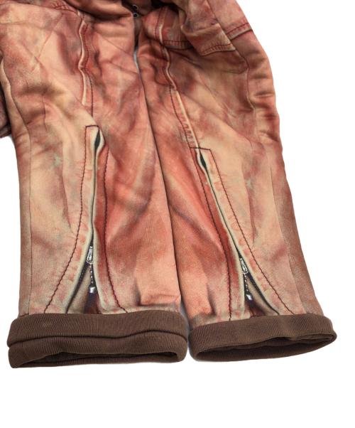 TALKING ABOUT THE ABSTRACTION（トーキング アバウト ジ アブストラクション）TALKING ABOUT THE ABSTRACTION (トーキング アバウト ジ アブストラクション) 転写ブルゾン ベージュ サイズ:SIZE Mの古着・服飾アイテム