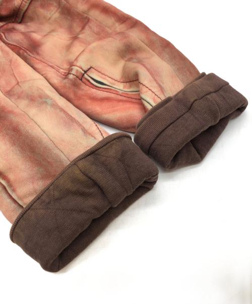 TALKING ABOUT THE ABSTRACTION（トーキング アバウト ジ アブストラクション）TALKING ABOUT THE ABSTRACTION (トーキング アバウト ジ アブストラクション) 転写ブルゾン ベージュ サイズ:SIZE Mの古着・服飾アイテム