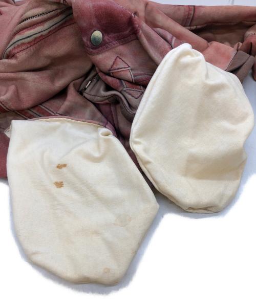 TALKING ABOUT THE ABSTRACTION（トーキング アバウト ジ アブストラクション）TALKING ABOUT THE ABSTRACTION (トーキング アバウト ジ アブストラクション) 転写ブルゾン ベージュ サイズ:SIZE Mの古着・服飾アイテム