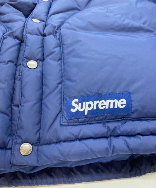 SUPREME（シュプリーム）Supreme (シュプリーム) Glitter Yoke Down Puffer Jacket ネイビー サイズ:SIZE Lの古着・服飾アイテム