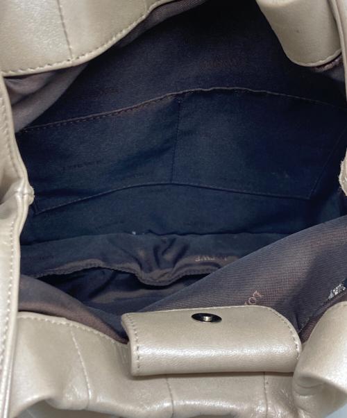 LOEWE（ロエベ）LOEWE (ロエベ) アナグラム ナッパアイレ レザー ハンドバッグ ベージュ サイズ:下記参照の古着・服飾アイテム