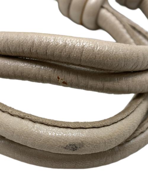 LOEWE（ロエベ）LOEWE (ロエベ) アナグラム ナッパアイレ レザー ハンドバッグ ベージュ サイズ:下記参照の古着・服飾アイテム