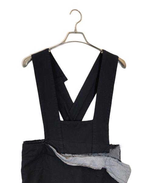 COMME des GARCONS（コムデギャルソン）COMME des GARCONS (コムデギャルソン) ポリ縮 ジャンパースカート ブラック サイズ:SIZE Sの古着・服飾アイテム