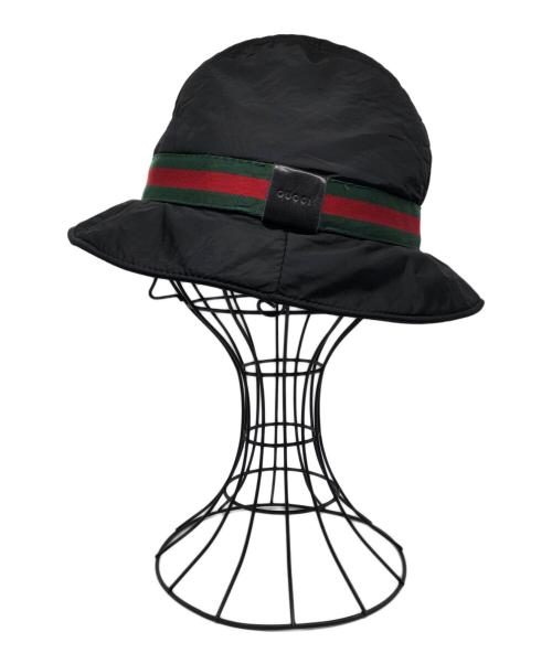 GUCCI（グッチ）GUCCI (グッチ) サファリハット ブラック サイズ:Mの古着・服飾アイテム