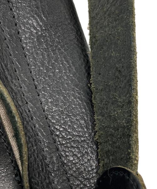 SLOW（スロウ）SLOW (スロウ) レザーショルダーバッグ ブラック サイズ:下記参照の古着・服飾アイテム