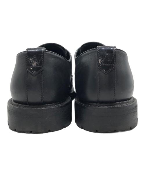 KIDS LOVE GAITE（キッズラブゲイト）KIDS LOVE GAITE (キッズラブゲイト) モンクストラップレザーシューズ ブラック サイズ:8の古着・服飾アイテム