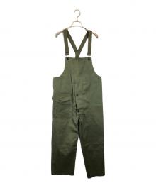 US ARMY（ユーエスアーミー）の古着「デッキオーバーオール」｜カーキ