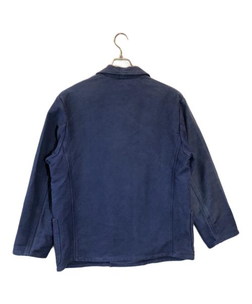 rofa（ロファー）ROFA (ロファー) ダブルモールスキンジャケット ブルー サイズ:SIZE 52の古着・服飾アイテム