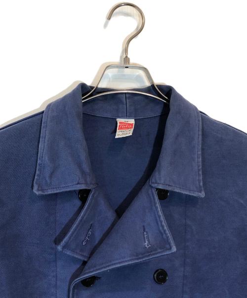 rofa（ロファー）ROFA (ロファー) ダブルモールスキンジャケット ブルー サイズ:SIZE 52の古着・服飾アイテム