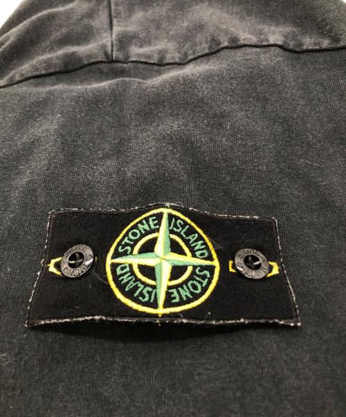 STONE ISLAND（ストーンアイランド）STONE ISLAND (ストーンアイランド) ガーメントダイ スウェット ロンT ブラック サイズ:SIZE Mの古着・服飾アイテム