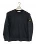 STONE ISLAND（ストーンアイランド）の古着「ガーメントダイ スウェット ロンT」｜ブラック