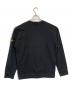 STONE ISLAND (ストーンアイランド) ガーメントダイ スウェット ロンT ブラック サイズ:SIZE M：23000円
