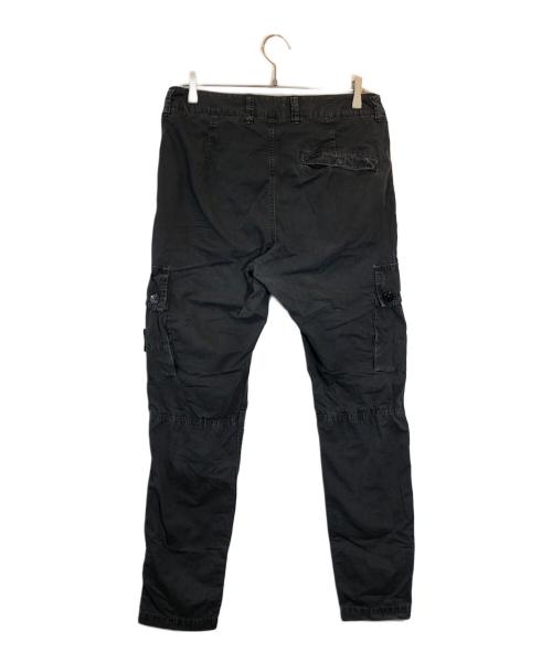 STONE ISLAND（ストーンアイランド）STONE ISLAND (ストーンアイランド) スリムフィット カーゴパンツ ブラック サイズ:SIZE 31の古着・服飾アイテム