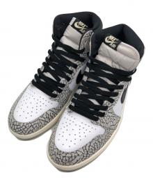 NIKE（ナイキ）の古着「エアジョーダン1 ハイ OG "ホワイトセメント/サファリ"」｜ホワイト