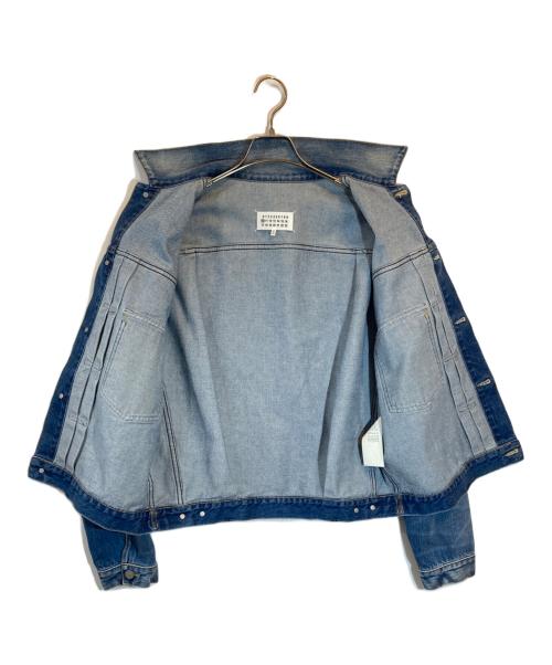 Maison Margiela（メゾンマルジェラ）Maison Margiela (メゾンマルジェラ) デストロイデニムジャケット ブルー サイズ:SIZE 50の古着・服飾アイテム