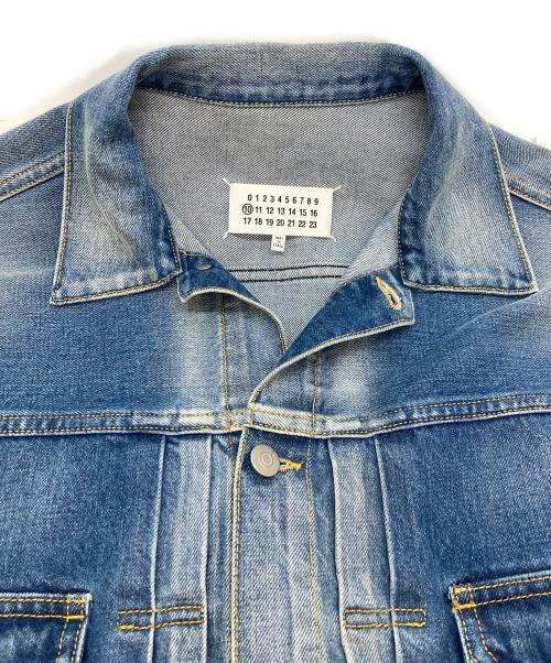Maison Margiela（メゾンマルジェラ）Maison Margiela (メゾンマルジェラ) デストロイデニムジャケット ブルー サイズ:SIZE 50の古着・服飾アイテム