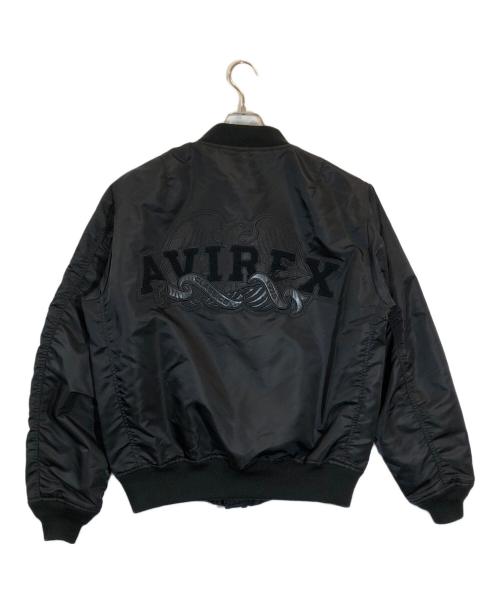 AVIREX（アヴィレックス）AVIREX (アヴィレックス) フライトジャケット ブラック サイズ:SIZE XLの古着・服飾アイテム