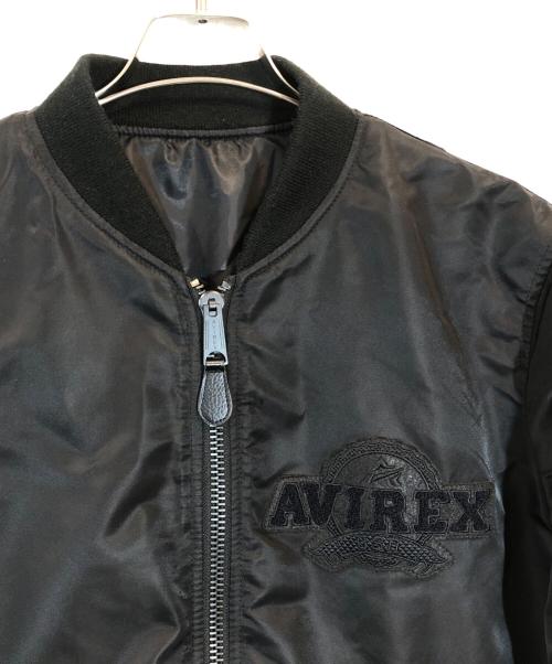 AVIREX（アヴィレックス）AVIREX (アヴィレックス) フライトジャケット ブラック サイズ:SIZE XLの古着・服飾アイテム