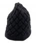BOTTEGA VENETA (ボッテガベネタ) イントレチャート ニットキャップ ブラック：10000円