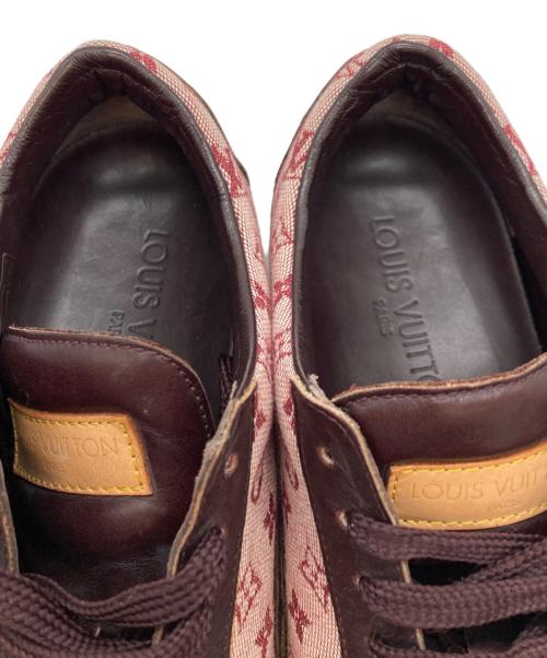 LOUIS VUITTON（ルイ ヴィトン）LOUIS VUITTON (ルイ ヴィトン) モノグラムキャンバスレザースニーカー ブラウン サイズ:37の古着・服飾アイテム