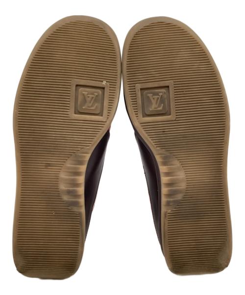 LOUIS VUITTON（ルイ ヴィトン）LOUIS VUITTON (ルイ ヴィトン) モノグラムキャンバスレザースニーカー ブラウン サイズ:37の古着・服飾アイテム