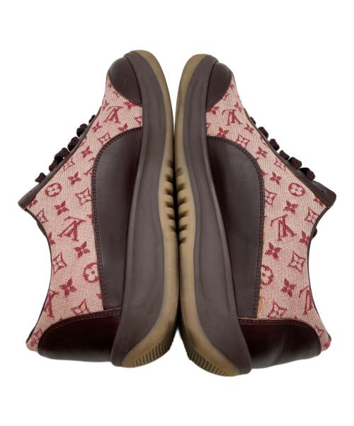 LOUIS VUITTON（ルイ ヴィトン）LOUIS VUITTON (ルイ ヴィトン) モノグラムキャンバスレザースニーカー ブラウン サイズ:37の古着・服飾アイテム