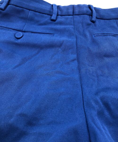 GUCCI（グッチ）GUCCI (グッチ) Pleat-Front PANT ブルー サイズ:SIZE 44の古着・服飾アイテム