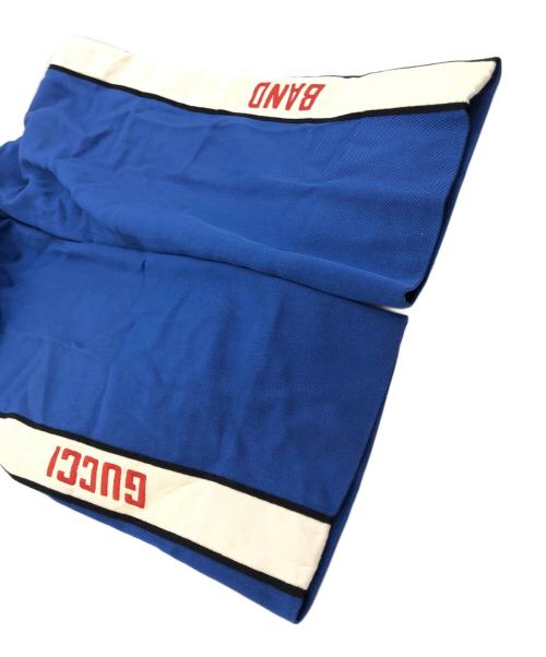 GUCCI（グッチ）GUCCI (グッチ) Pleat-Front PANT ブルー サイズ:SIZE 44の古着・服飾アイテム