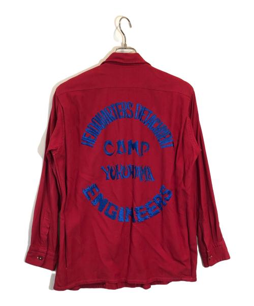 SunBros&Co（サンブロス アンド カンパニー）sunBros&co (サンブロス アンド カンパニー) ヴィンテージボーリングシャツ レッド サイズ:下記参照の古着・服飾アイテム