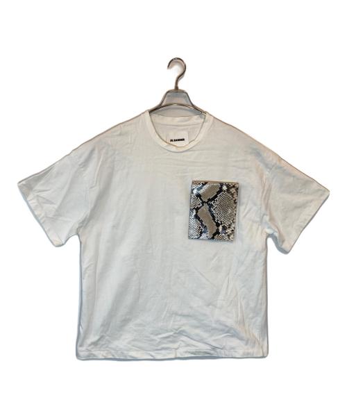 JIL SANDER（ジルサンダー）JIL SANDER (ジルサンダー) Snake Patched Pocket ホワイト サイズ:XLの古着・服飾アイテム