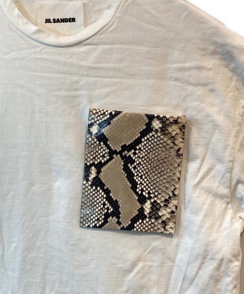 JIL SANDER（ジルサンダー）JIL SANDER (ジルサンダー) Snake Patched Pocket ホワイト サイズ:XLの古着・服飾アイテム