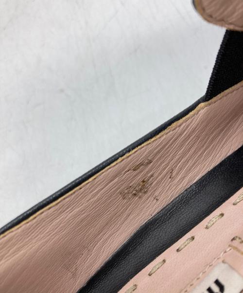 MIU MIU（ミュウミュウ）MIU MIU (ミュウミュウ) ローカットスニーカー ブラック サイズ:SIZE 36 1/2の古着・服飾アイテム