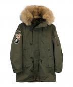 WACKO MARIAワコマリア）の古着「N3B モッズコート」｜グリーン