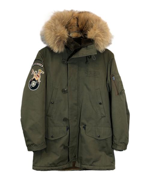 WACKO MARIA（ワコマリア）WACKO MARIA (ワコマリア) N3B モッズコート グリーン サイズ:SIZE Mの古着・服飾アイテム