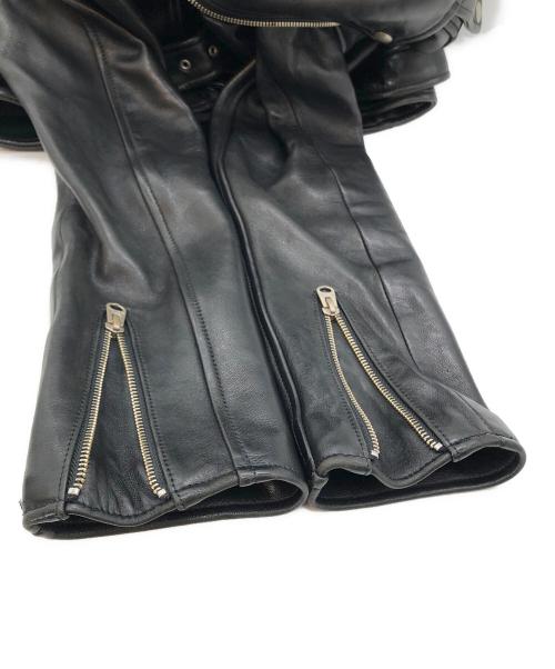 beautiful people（ビューティフルピープル）beautiful people (ビューティフルピープル) vintage leather riders jacket ブラック サイズ:SIZE 170の古着・服飾アイテム