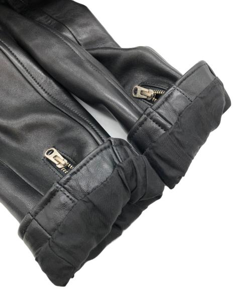 beautiful people（ビューティフルピープル）beautiful people (ビューティフルピープル) vintage leather riders jacket ブラック サイズ:SIZE 170の古着・服飾アイテム