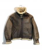 AVIREXアヴィレックス）の古着「B-3 ムートンジャケット」｜ブラウン
