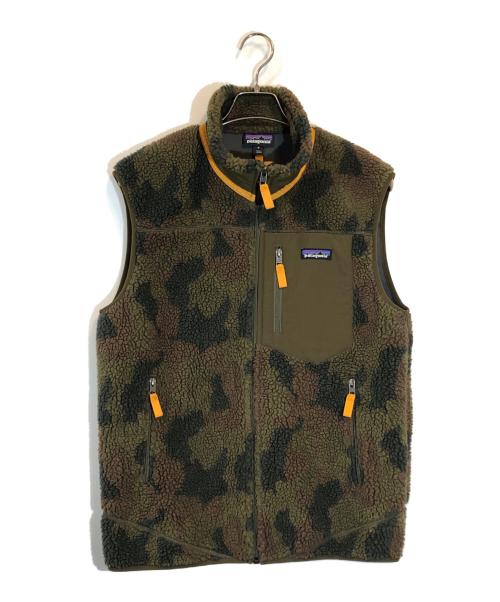 Patagonia（パタゴニア）Patagonia (パタゴニア) M's Classic Retro-X Vest オリーブ×ブラウン サイズ:SIZE Mの古着・服飾アイテム