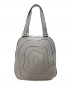 JACQUES LE CORREジャックルコー）の古着「リヨンレザーハンドバッグ」｜グレー