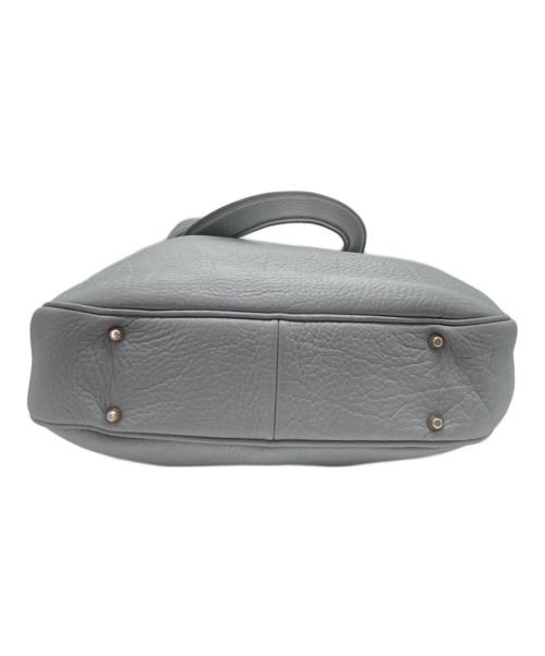 JACQUES LE CORRE（ジャックルコー）JACQUES LE CORRE (ジャックルコー) リヨンレザーハンドバッグ グレーの古着・服飾アイテム