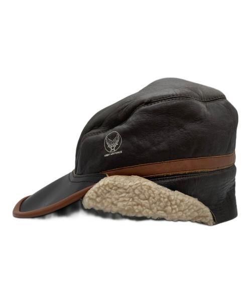 U.S.ARMY AIR FORCE（ユーエスアーミー エア フォース）U.S.ARMY AIR FORCE (ユーエスアーミー エア フォース) Type B-2 Cap ブラウンの古着・服飾アイテム