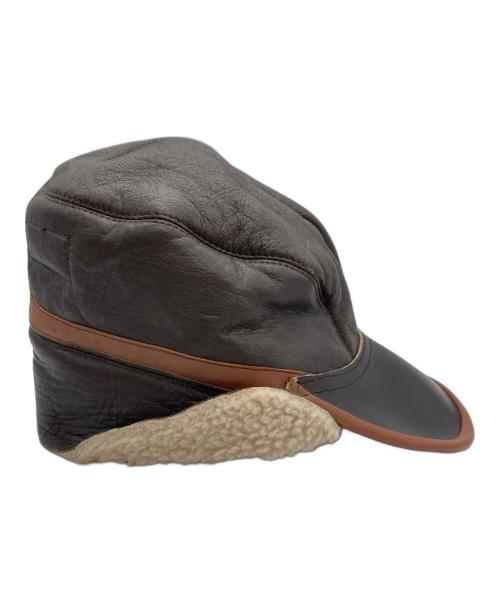 U.S.ARMY AIR FORCE（ユーエスアーミー エア フォース）U.S.ARMY AIR FORCE (ユーエスアーミー エア フォース) Type B-2 Cap ブラウンの古着・服飾アイテム