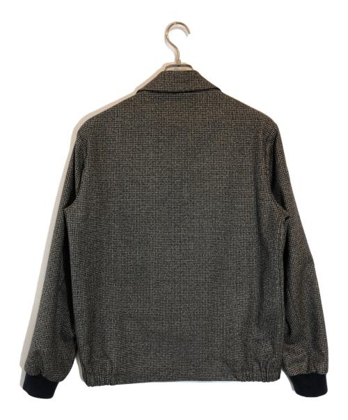 BARENA（バレナ）BARENA (バレナ) ウール チェック ブルゾン CRUISE グレー サイズ:SIZE 48の古着・服飾アイテム