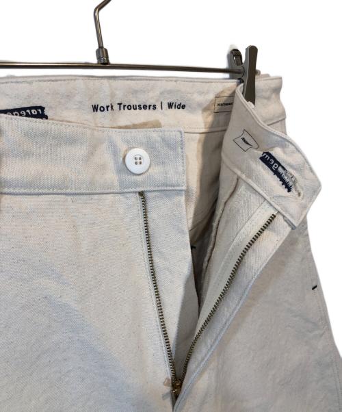 DESCENDANT（ディセンダント）DESCENDANT (ディセンダント) RAREGEM (レアジェム) WORK TROUSERS UNSAIORI raregem アイボリー サイズ:3の古着・服飾アイテム
